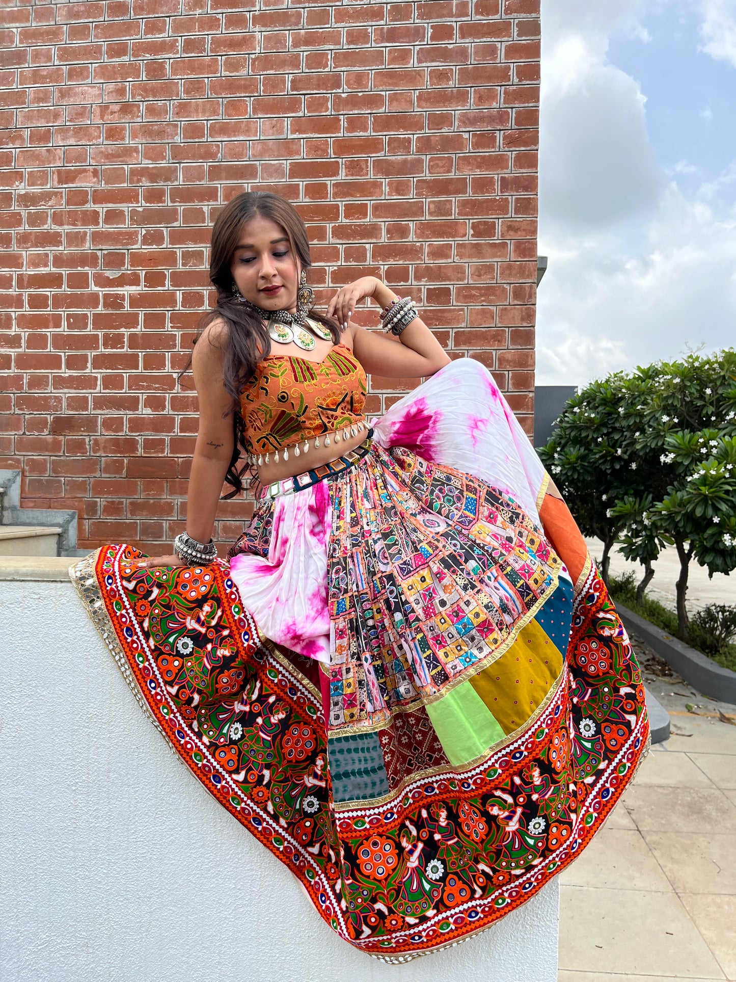 Soft Modal Silk Kaftan with Shibori Print – Your Stylish Daily Wear