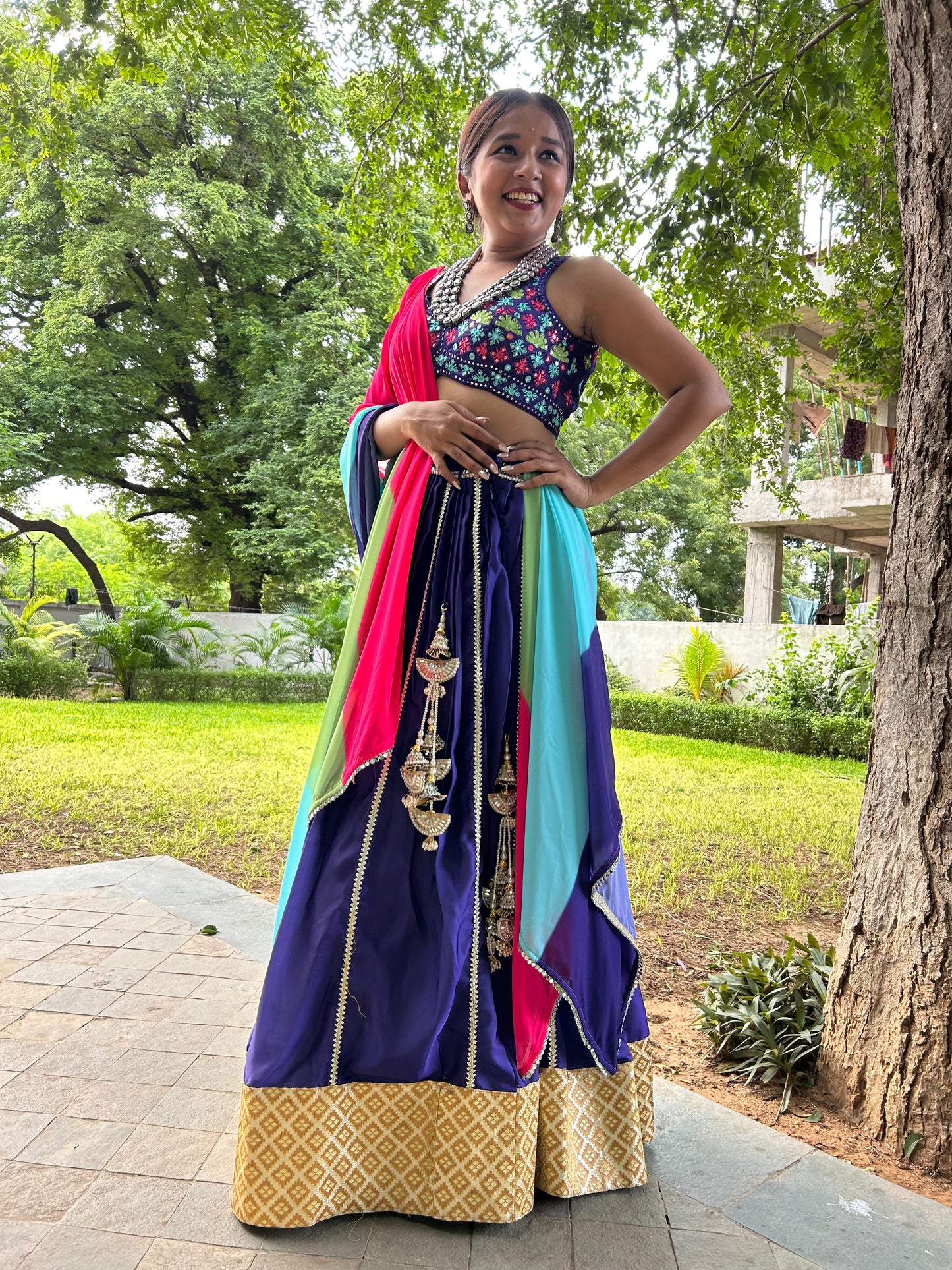 Chaniya Choli Purple